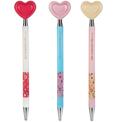 Długopis M&G Serce 0.5mm Niebieski